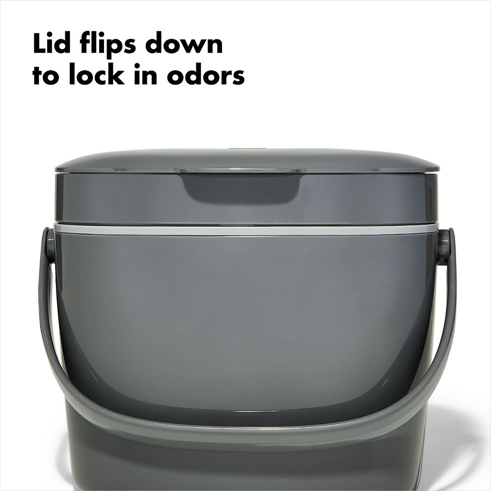 Easy-Clean Compost Bin - 1.75 Gal H7