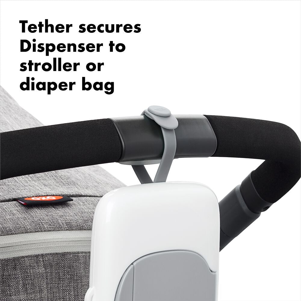 OXO TOT 2-Pack On-the-Go Wipes Dispenser, Gray Z1