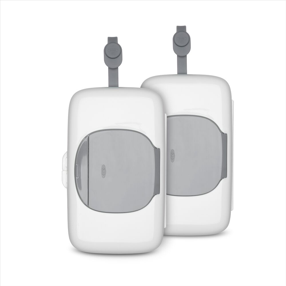 OXO TOT 2-Pack On-the-Go Wipes Dispenser, Gray Z1