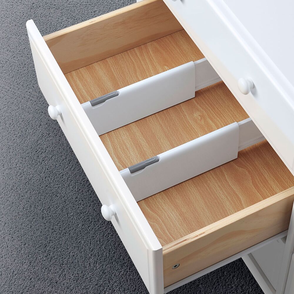 OXO TOT Expandable Dresser Drawer Divider - 4 Pack Z1
