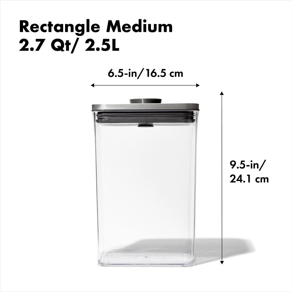 POP Container - Rectangle Medium (2.7 Qt/2.6 L) T7