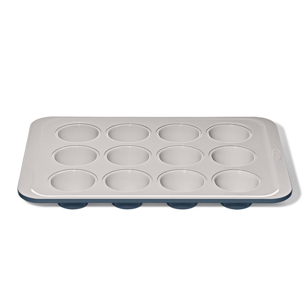Non-Stick Pro Ceramic Coated Metal Bakeware 12 Cup Muffin Pan K0