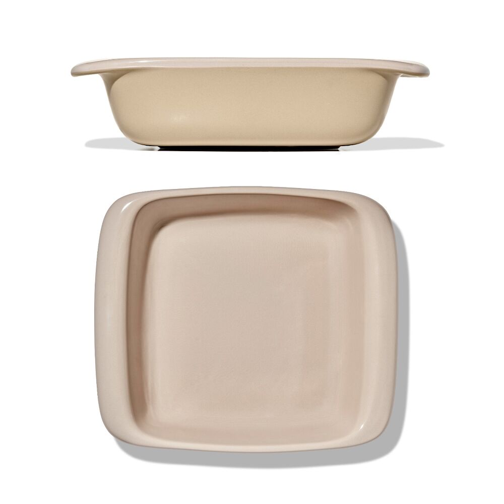 2 Qt Square Stoneware Baking Dish E1