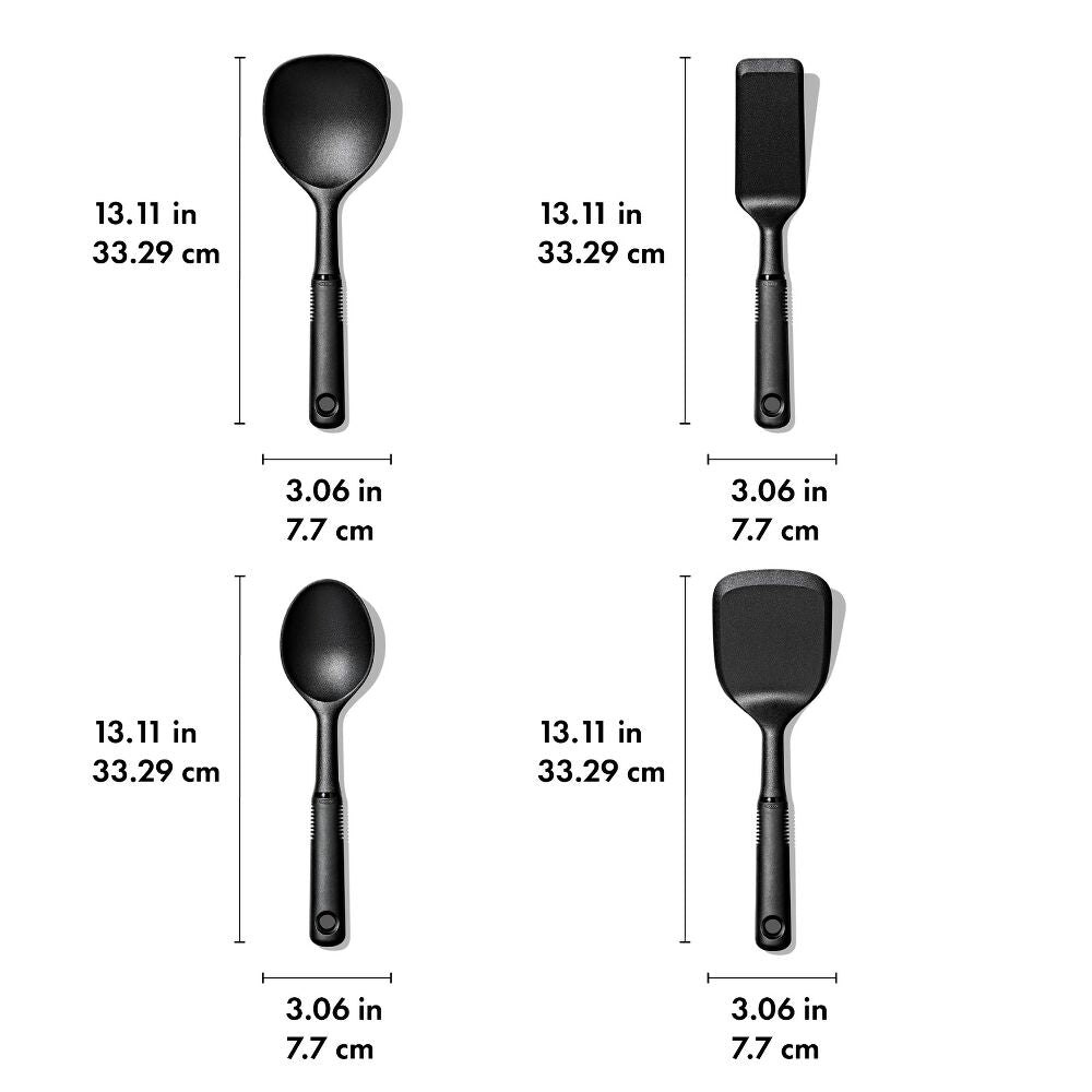 4-Piece Nylon Mini Utensil Set M6