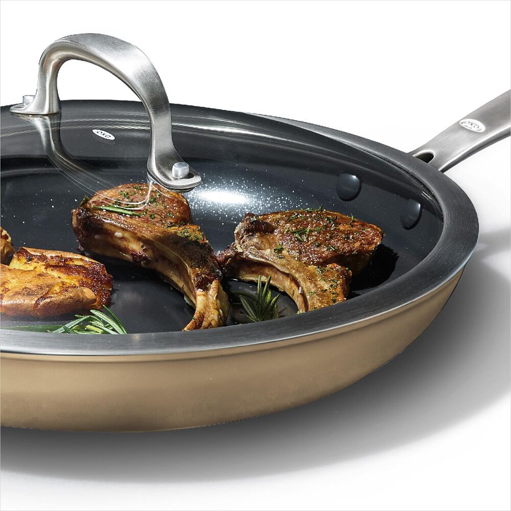 OXO Enhanced Non-Stick 12-Inch Frypan with Lid Y7