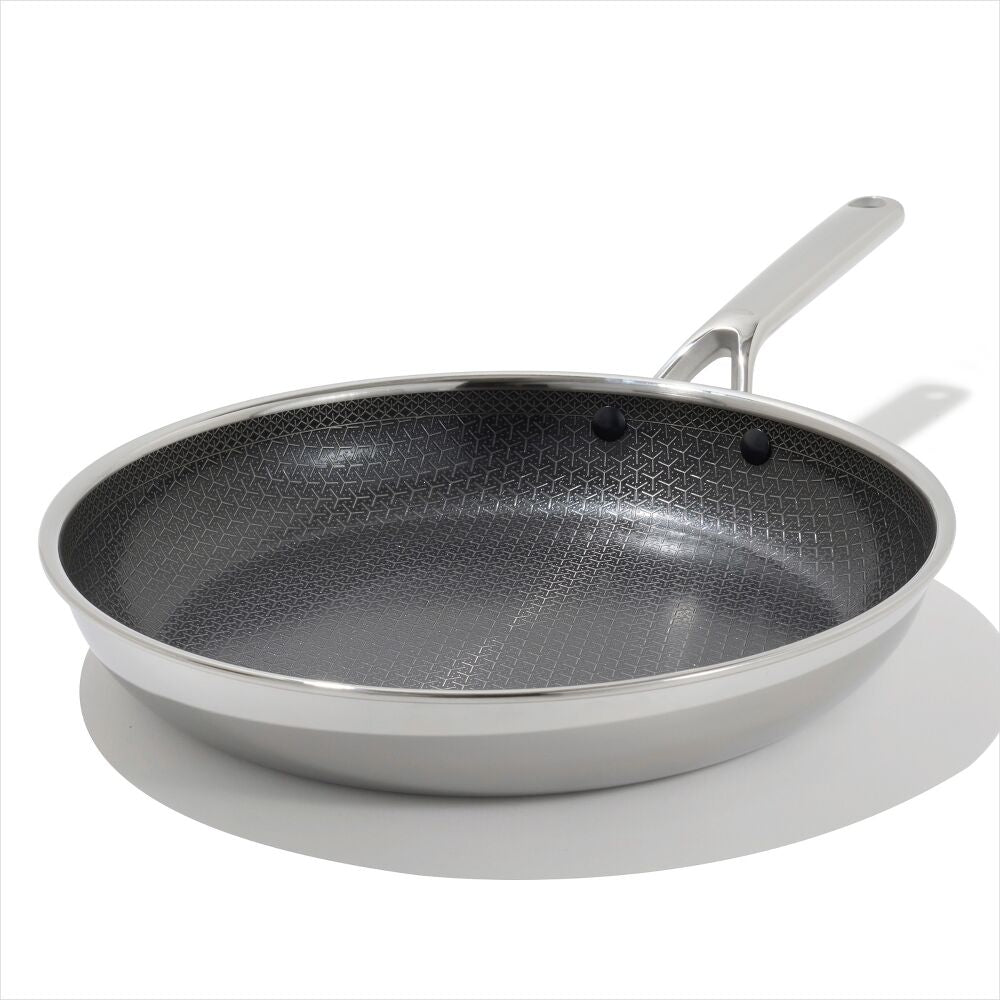 Trident Hybrid Non-Stick Stainless Steel 12 in Fry Pan X3