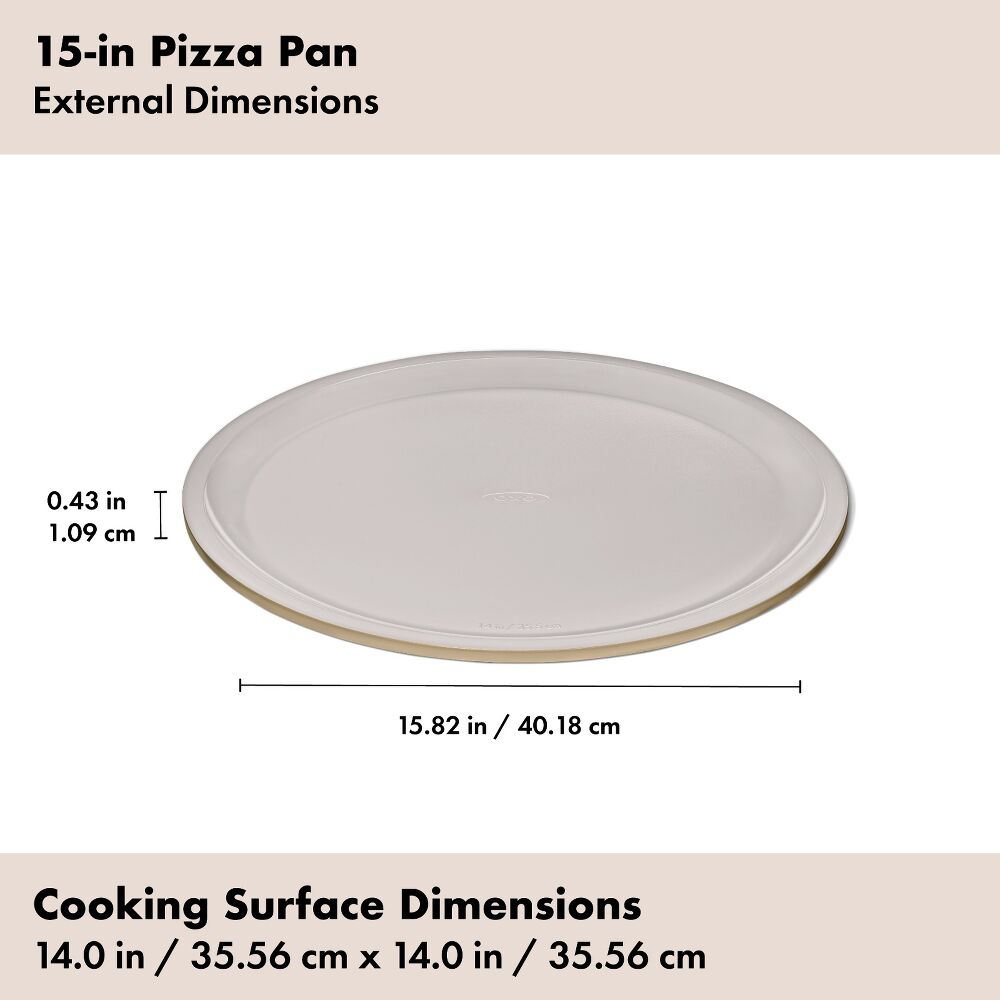Non-Stick Pro Ceramic Coated Metal Bakeware 15” Pizza Pan K5