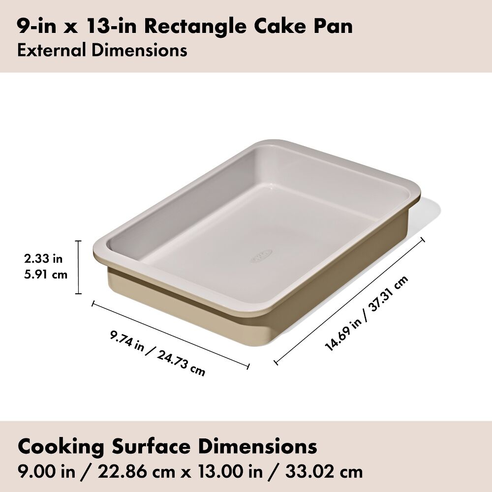 Non-Stick Pro Ceramic Coated Metal Bakeware 9" x 13" Cake Pan A4
