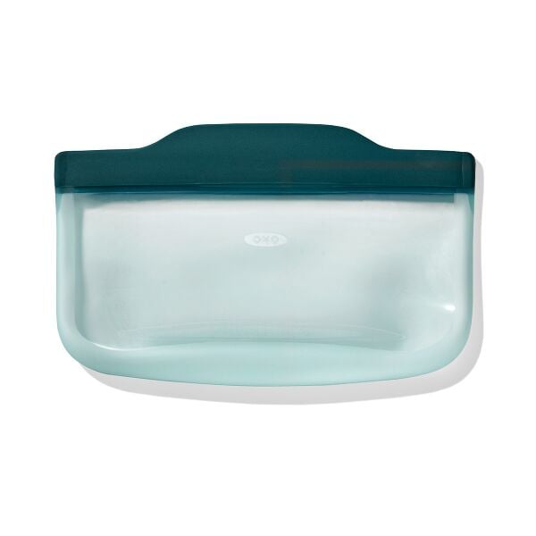 Silicone Reusable Bag - Snack Bag (12 oz) - Lagoon A7
