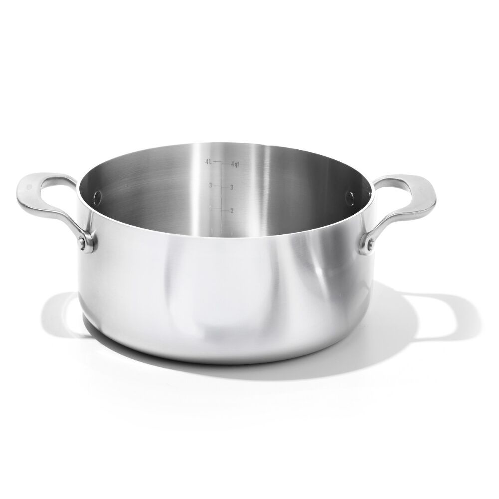 Stainless Steel Mira Series 5.2qt Casserole And Lid I8