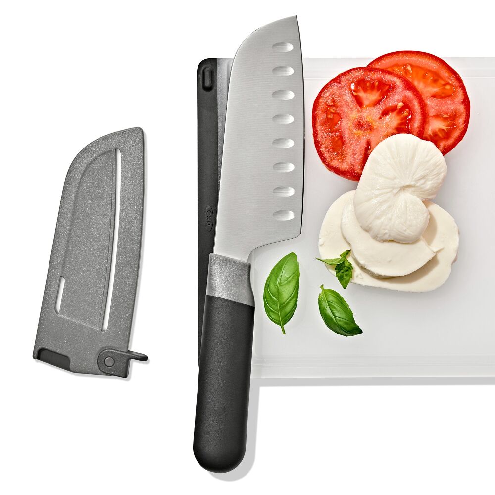 5 in Santoku Knife with Locking Sheath H8