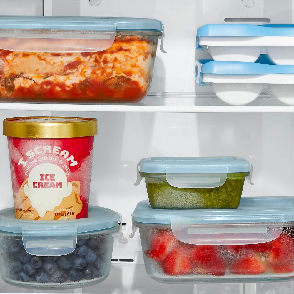 30-Piece Smart Seal Container Set - Arctic Blue S8