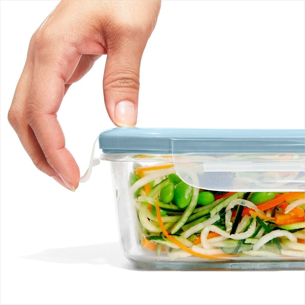12-Piece Smart Seal Glass Container Set - Arctic Blue T1