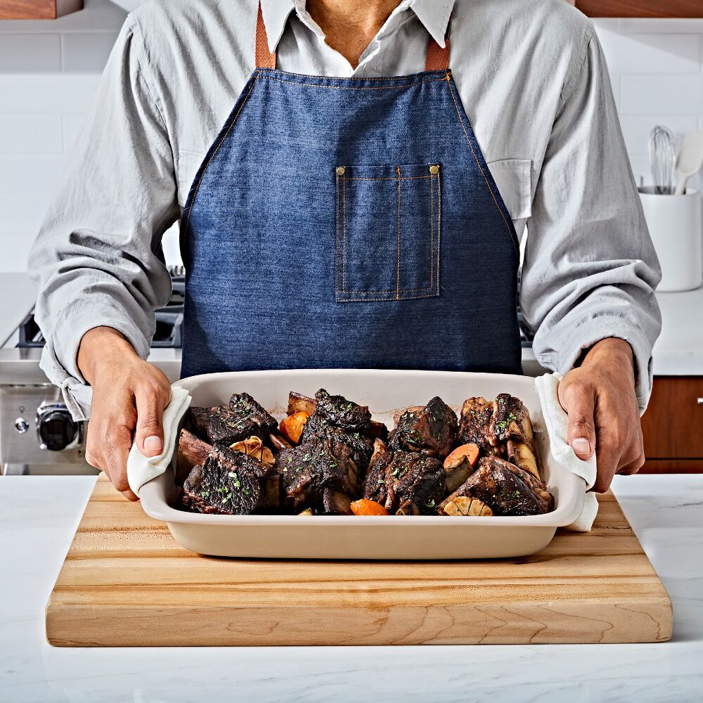 2 Qt Square Stoneware Baking Dish E1