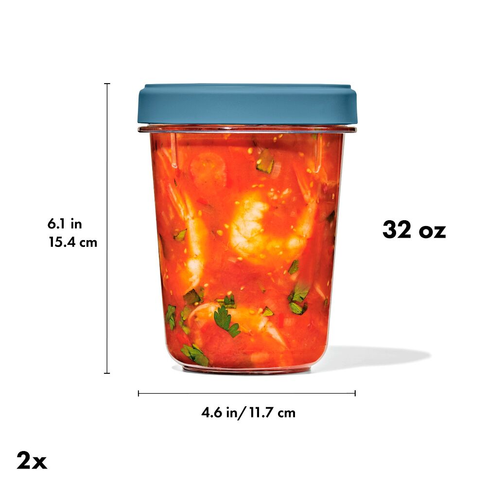 Twist & Stack Container (32 oz) – 2-Pack F3