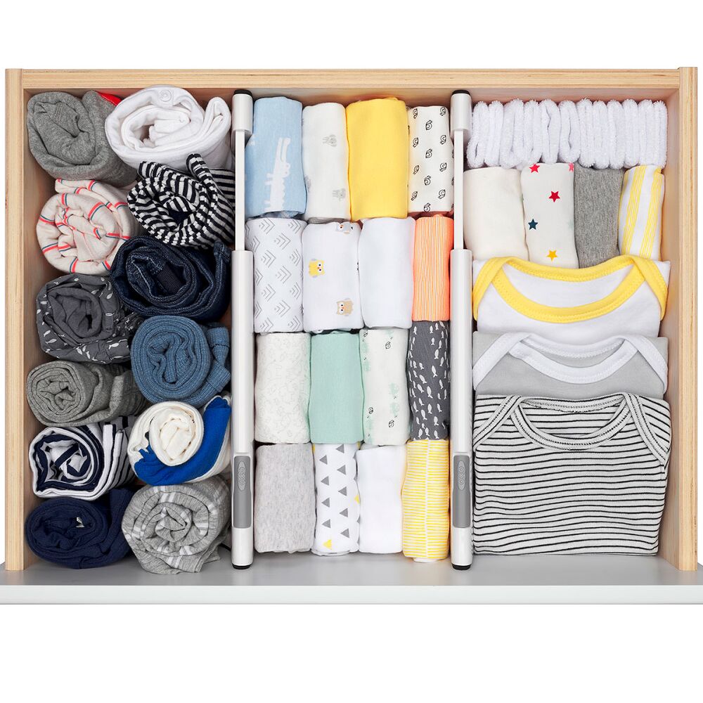 OXO TOT Expandable Dresser Drawer Divider - 4 Pack Z1