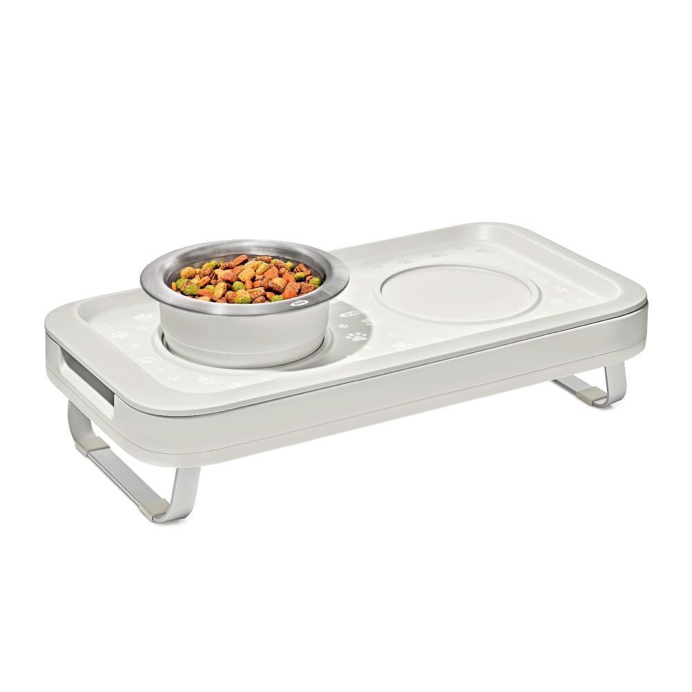 OXO Pet Adjustable Elevated Feeder S8