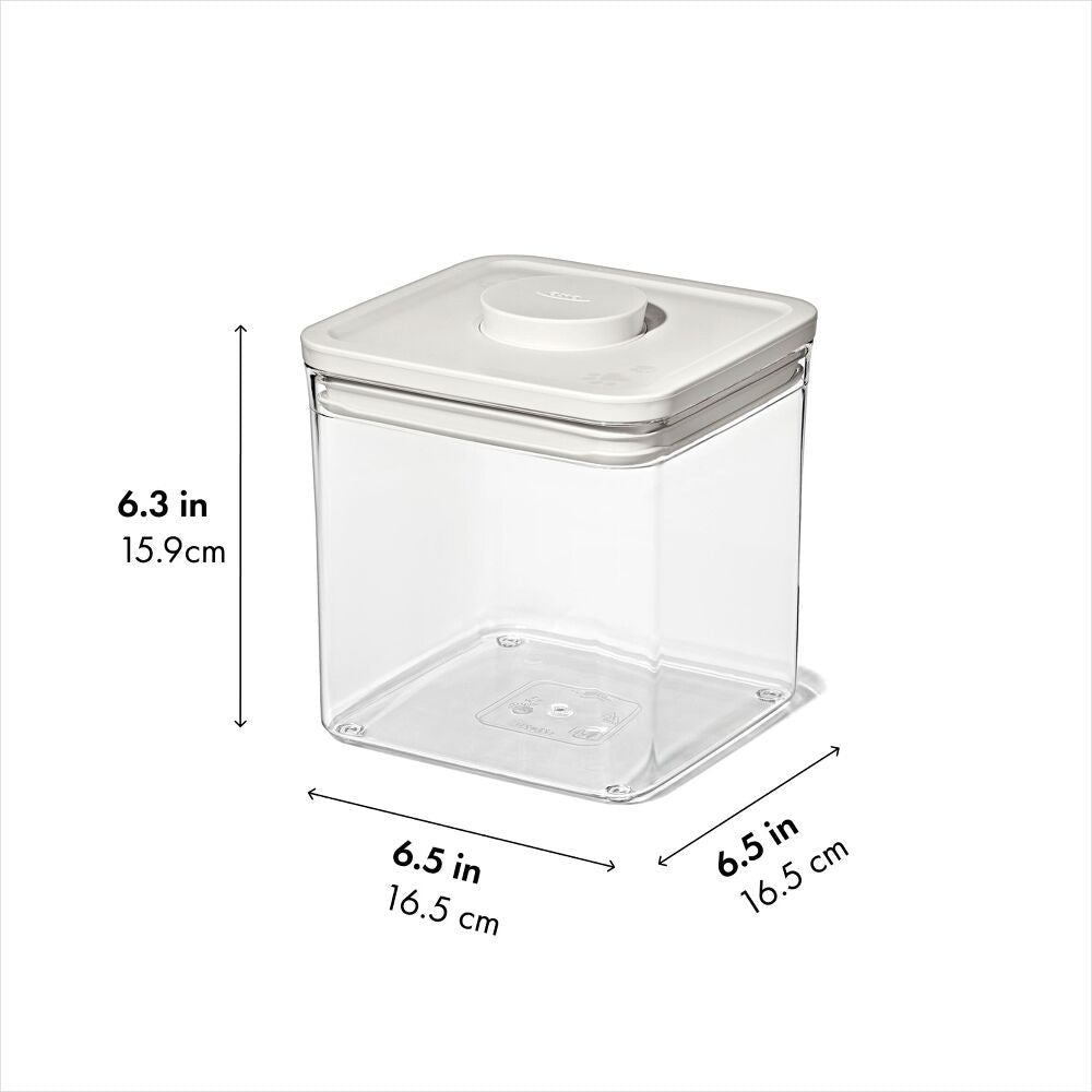 OXO Pet POP Container — Big Square Short — 2.8 Qt/2.6 L R5
