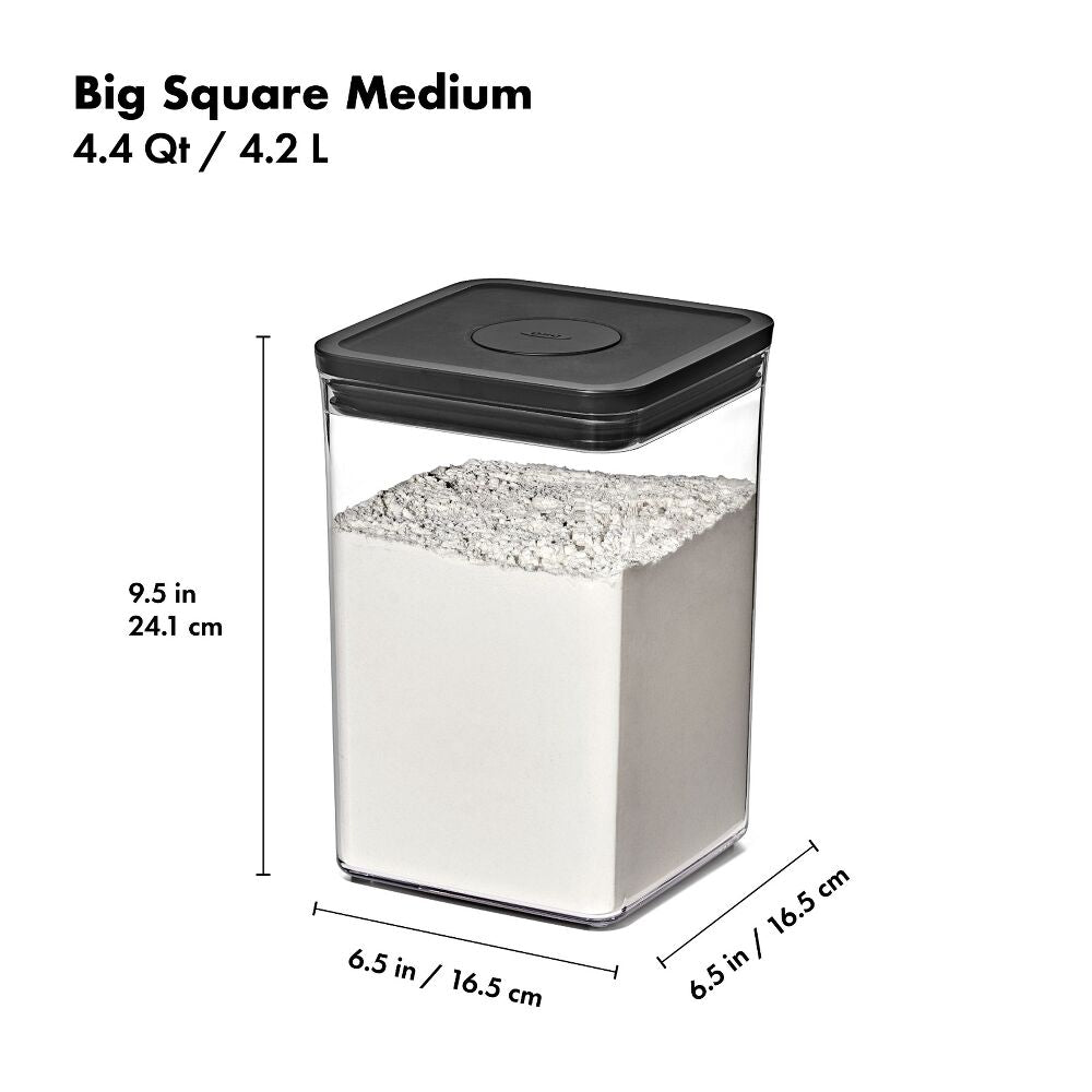 POP Container - Big Square Medium (4.4 Qt/4.2 L) T0