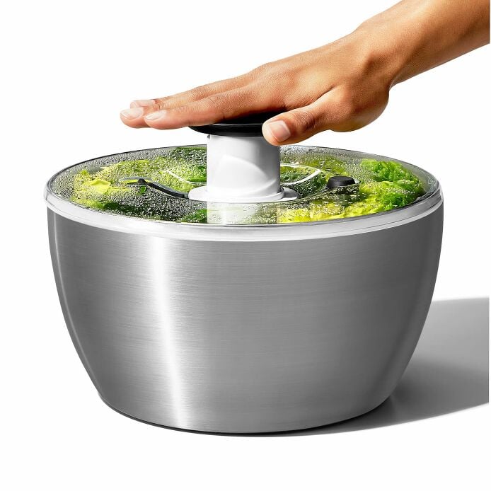 Steel Salad Spinner R1