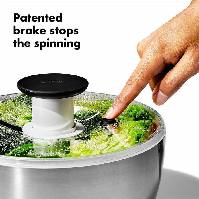 Steel Salad Spinner R1