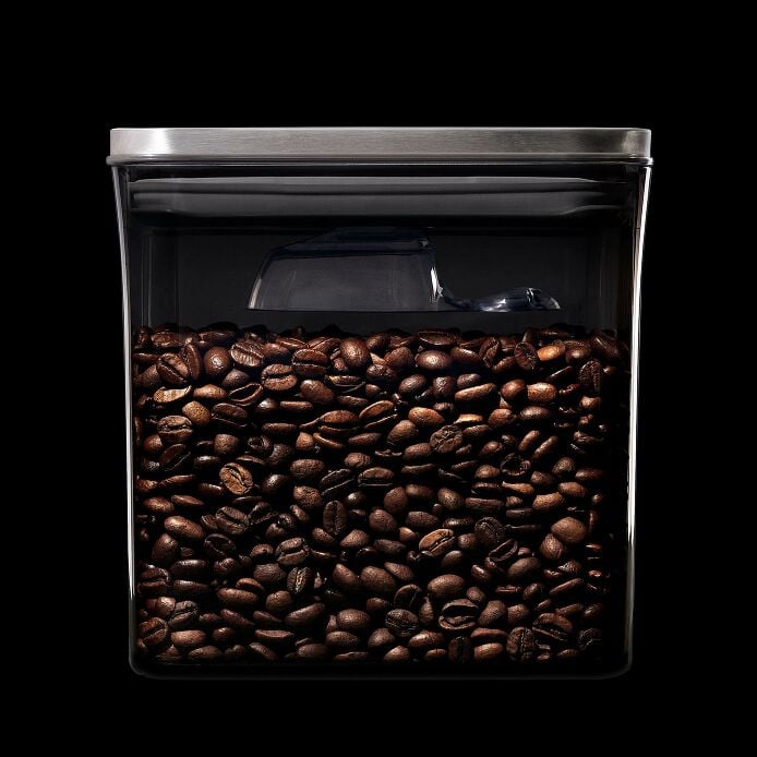 Steel Coffee POP Container (1.7 Qt) with Scoop D4