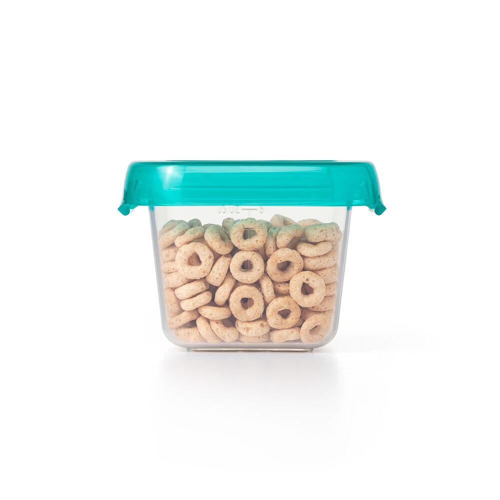 6 oz Baby Blocks™ Plastic Freezer Storage Containers - Tot Teal I0
