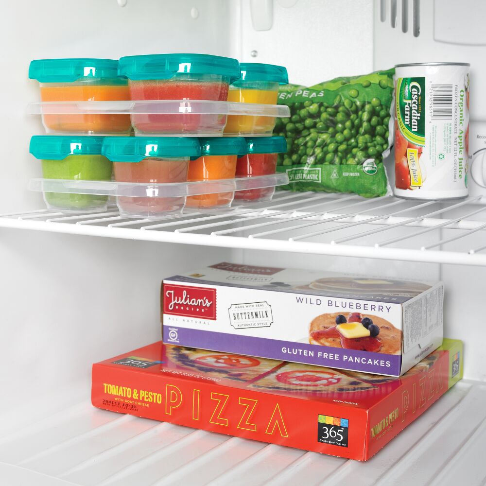 12-Piece Baby Blocks™ Plastic Freezer Storage Container Set - Tot Teal E6