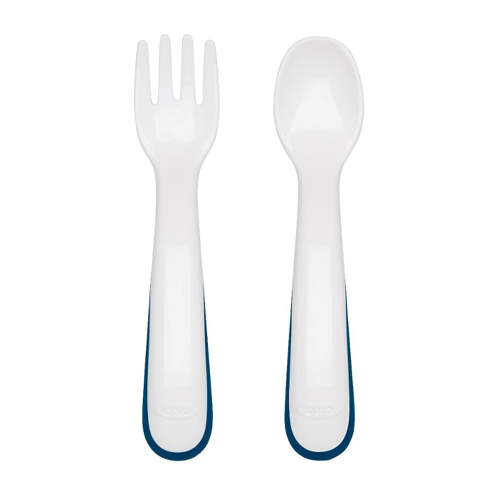 On-the-Go Plastic Fork and Spoon Set with Travel Case S1
