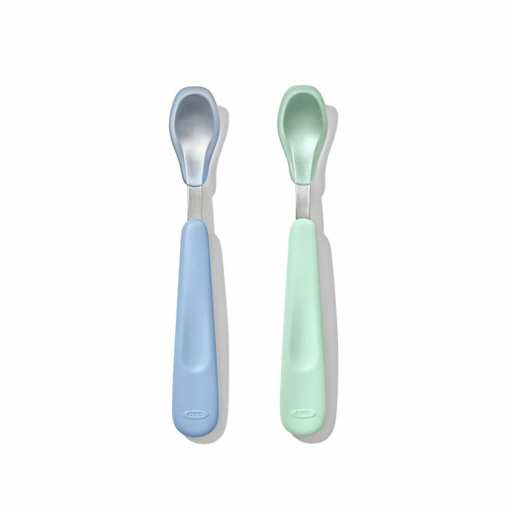 Feeding Spoon Set with Soft Silicone H2