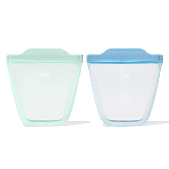 Tot Silicone Reusable Bag - 2-Piece Stand-Up Cup Set N4