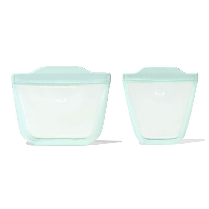Tot Silicone Reusable Bag - 2-Piece Stand-Up Cup Set J4