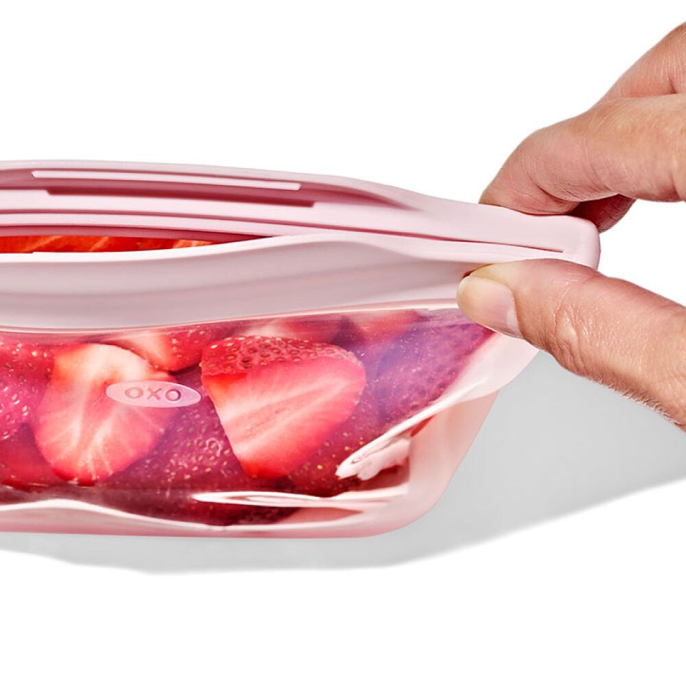 Tot Silicone Reusable Bag - 2-Piece Stand-Up Cup Set J4