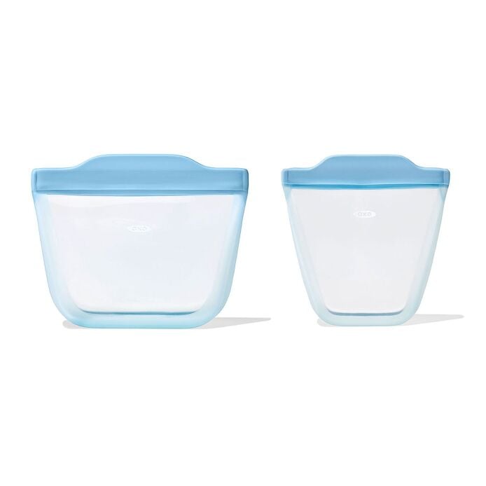 Tot Silicone Reusable Bag - 2-Piece Stand-Up Cup Set J4