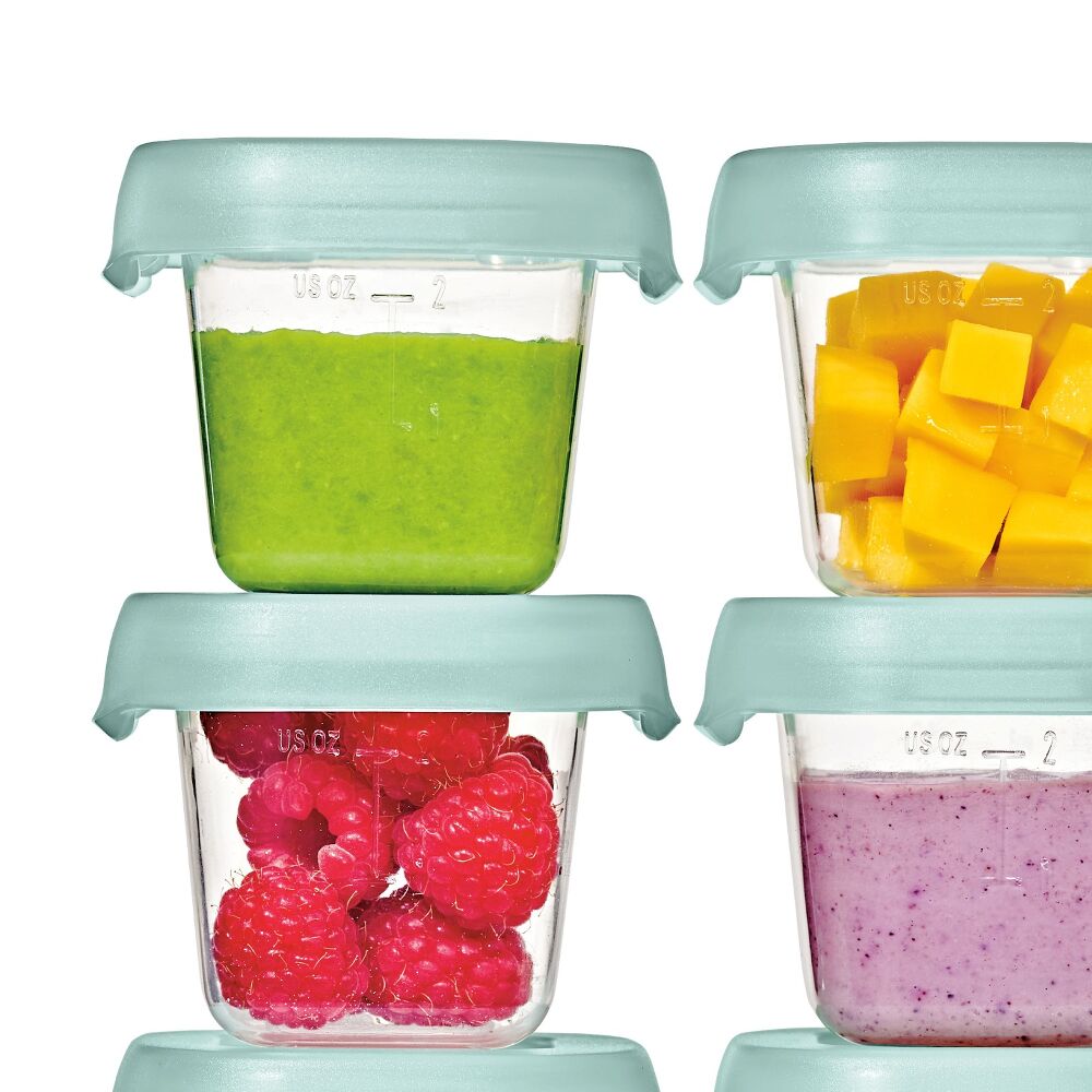 Baby Blocks Food Storage Containers (2 oz) - Opal H7