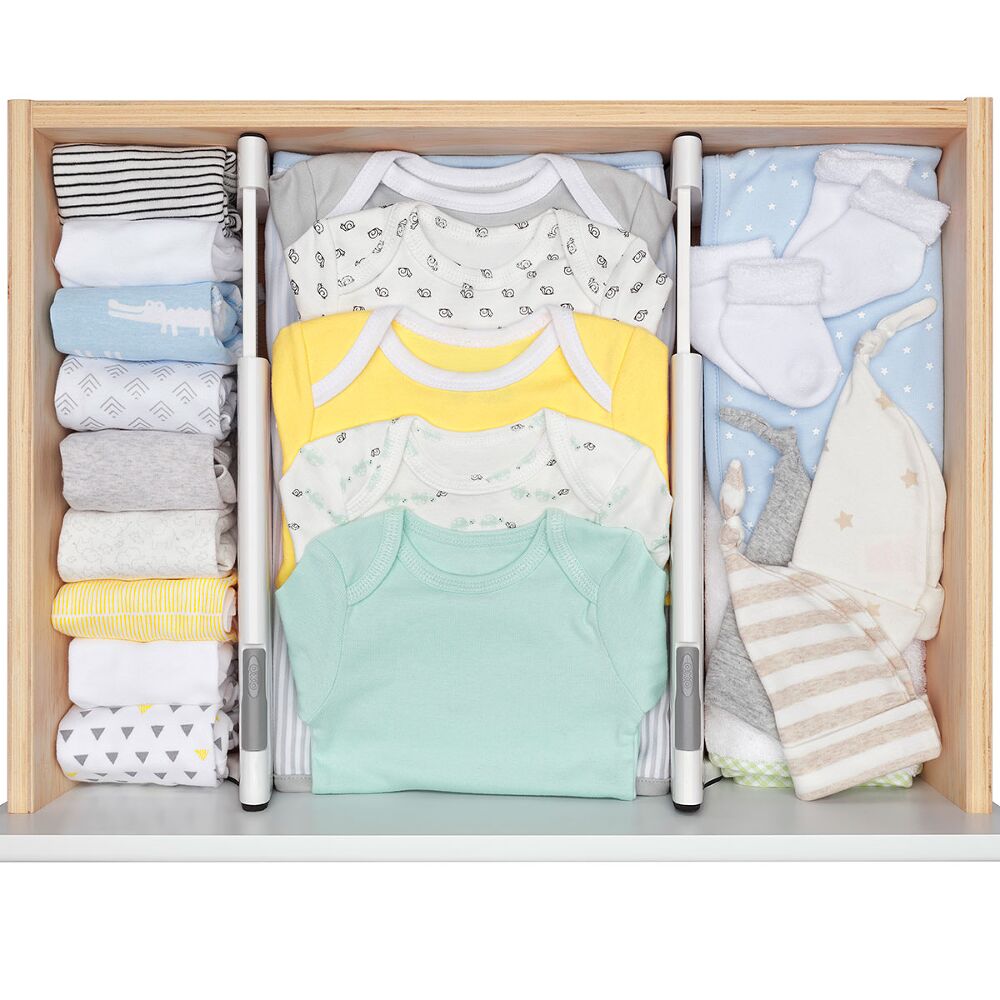 OXO TOT Expandable Dresser Drawer Divider - 4 Pack Z1
