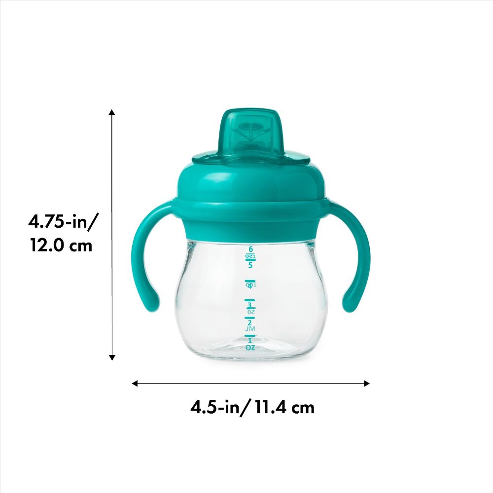 Transitions 6 Oz Soft Spout Sippy Cup with Removable Handles D3