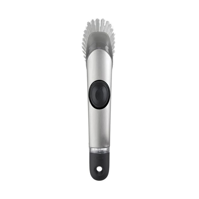 Steel Soap Dispensing Dish Brush W2