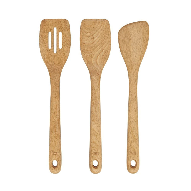 3-Piece Wooden Turner Set F1