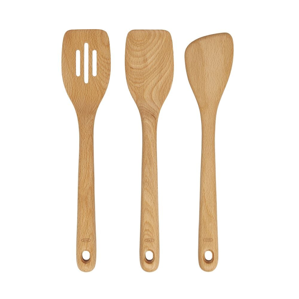 3-Piece Wooden Turner Set B0