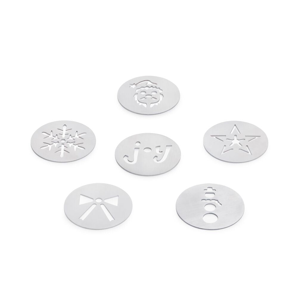 Christmas Cookie Press Disk Set G6