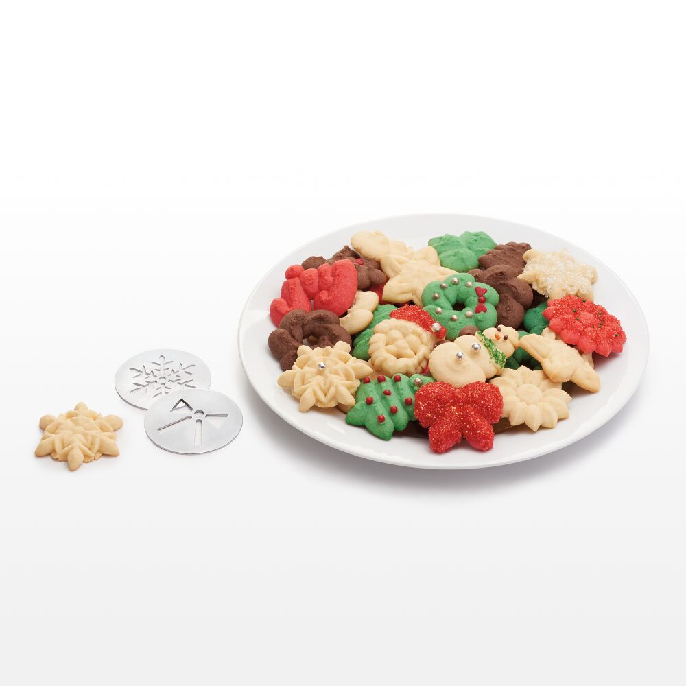 Christmas Cookie Press Disk Set G6