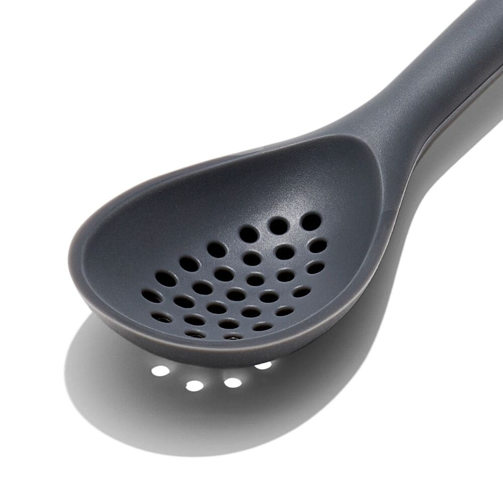 OXO Good Grips Silicone Slotted Spoon - Peppercorn A6