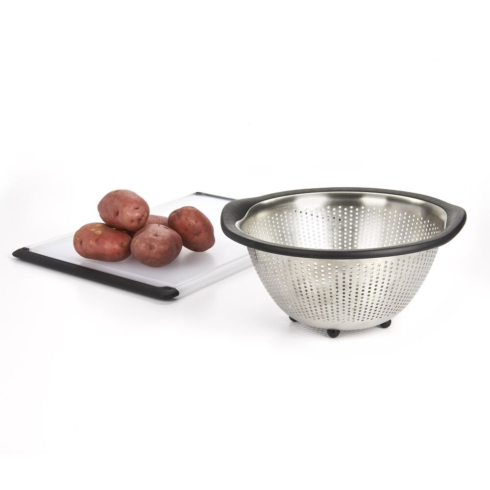 5 Quart Stainless Steel Colander W3