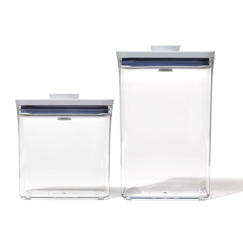 POP Container - Rectangle Medium (2.7 Qt.) & POP Container - Rectangle Short (1.7 Qt.) Bundle R5