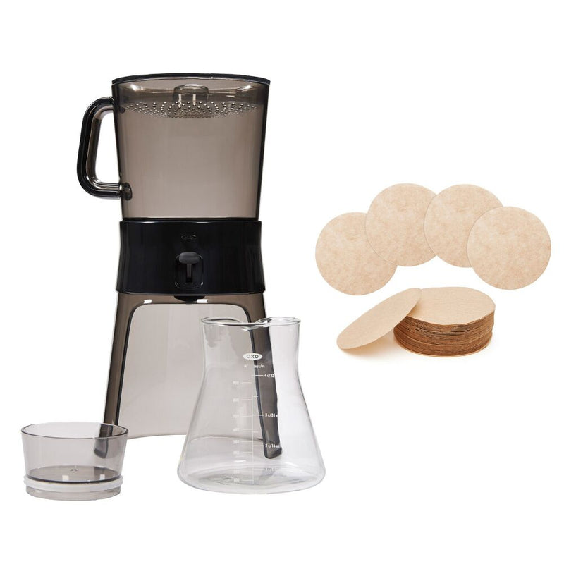 Cold Brew Coffee Maker & Cold Brew Coffee Maker Paper Filters Bundle R8