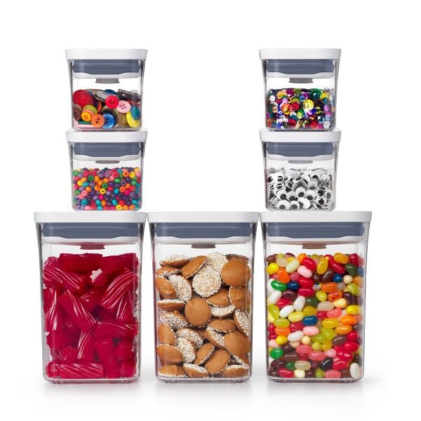 POP 4-Piece Mini Container Set & 3-Piece POP Container Value Set Bundle Q4