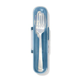 Prep & Go Stainless Steel Utensils With Case - Ocean Blue Q0