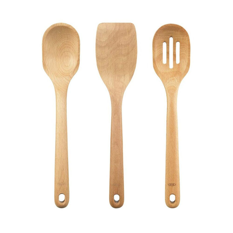 3 Piece Wooden Utensil Set O2