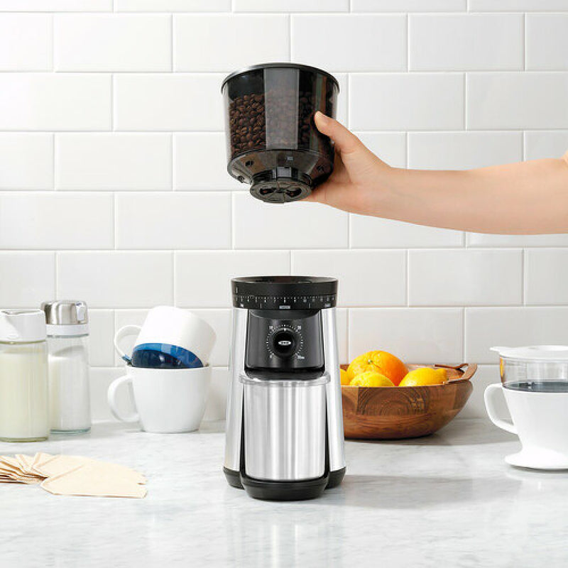 Replacement Hopper with Lid for Conical Burr Coffee Grinder A8